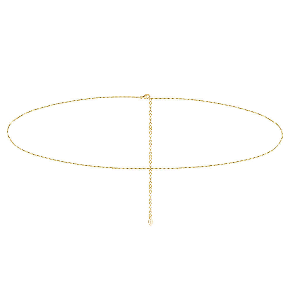 Vielring - Box Bauchkette - 925 Silber - Gold