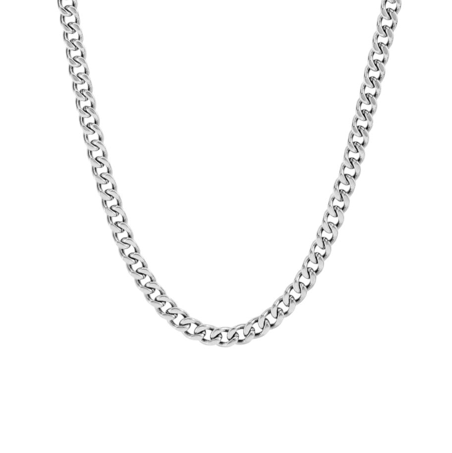 Curb Cuban Chain • Cuban Silver Chain
