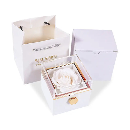 Rotating rose box