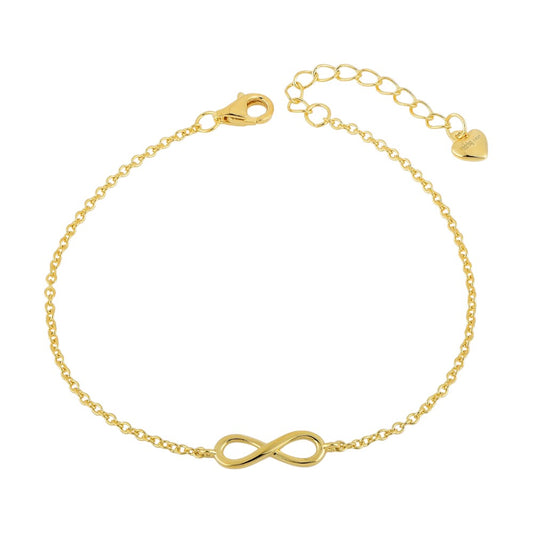 Endless bracelet with zirconia stones - 925 silver