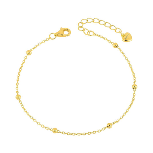 Endless bracelet with zirconia stones - 925 silver