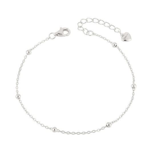 Endless bracelet with zirconia stones - 925 silver