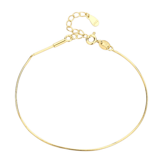 Vielring - Dünnes Armband - 925 Silber - Gold