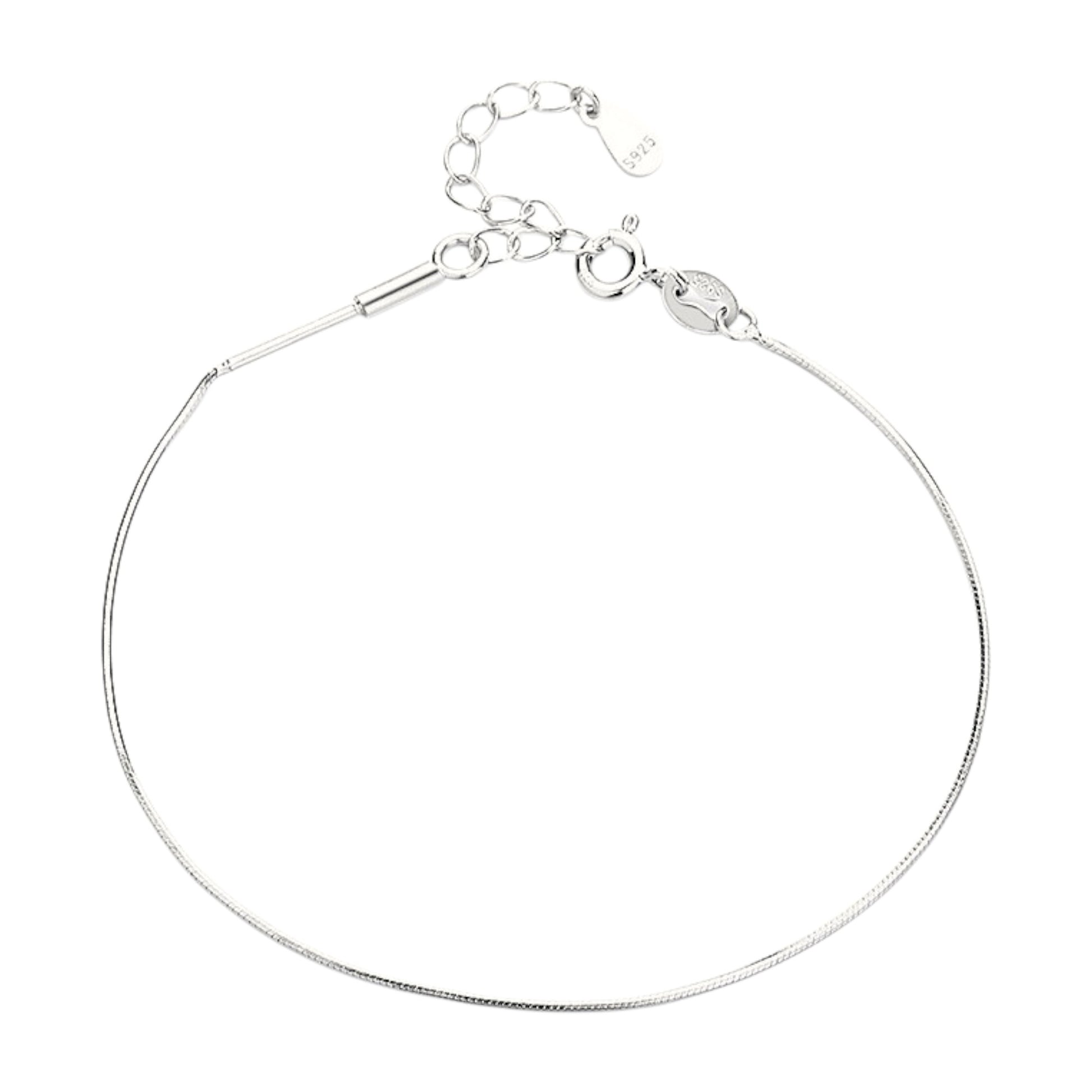 Vielring - Dünnes Armband - 925 Silber - Silber