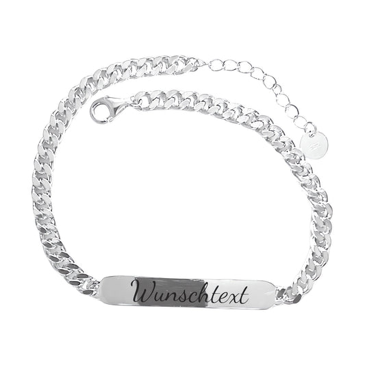 Partner bracelet 925 Sterling silver • Engraving as desired