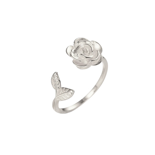 Rosen Anti-Stress-Ring – 925 Silber