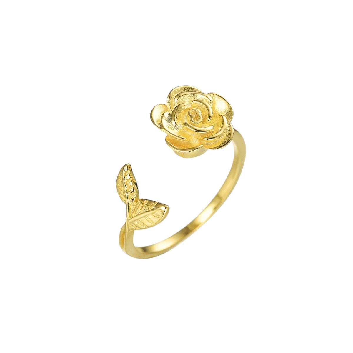 Rosen Anti-Stress-Ring – 925 Silber