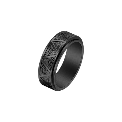 Horusauge Anti-Stress-Ring - Edelstahl