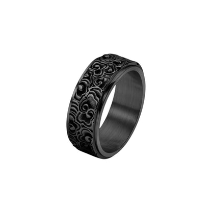 Glückwolken Anti-Stress-Ring – Edelstahl