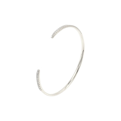 Filigraner Zirkonia Armreifen - 925 Silber
