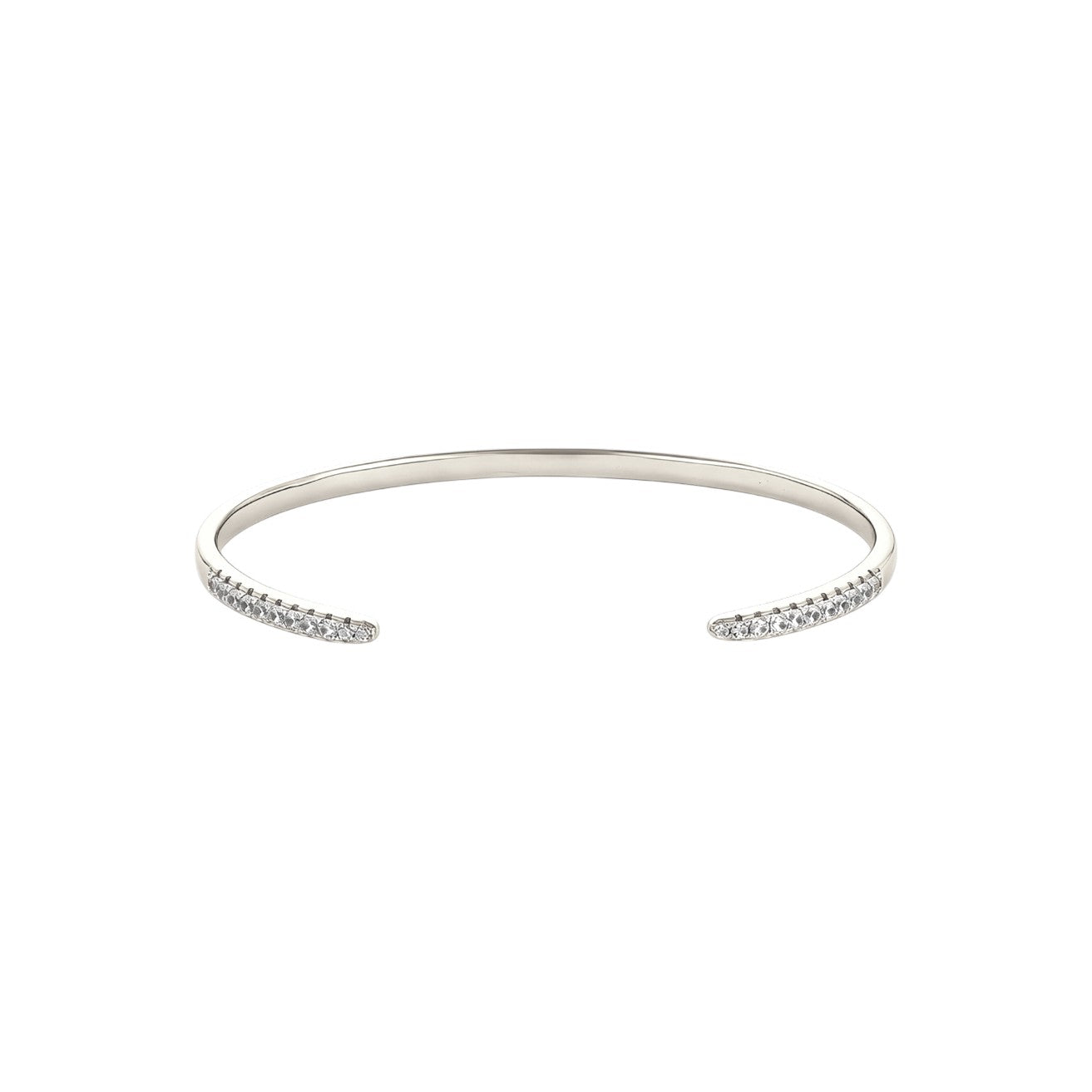 Filigraner Zirkonia Armreifen - 925 Silber