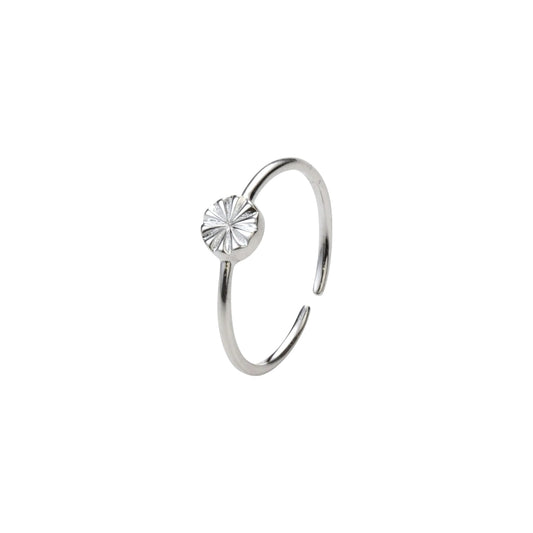 Geometric Disc Ring 925 Sterling Silver • 18k Gold Vermeil