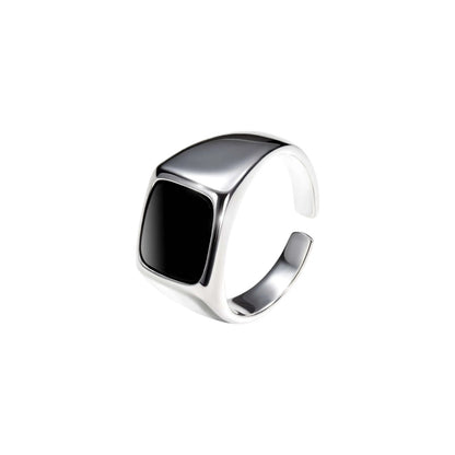 Vielring - Onxy Ring - 925 Silber - Silber