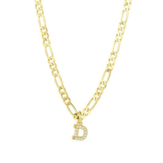 Square Zirconia Necklace - 925 Silver