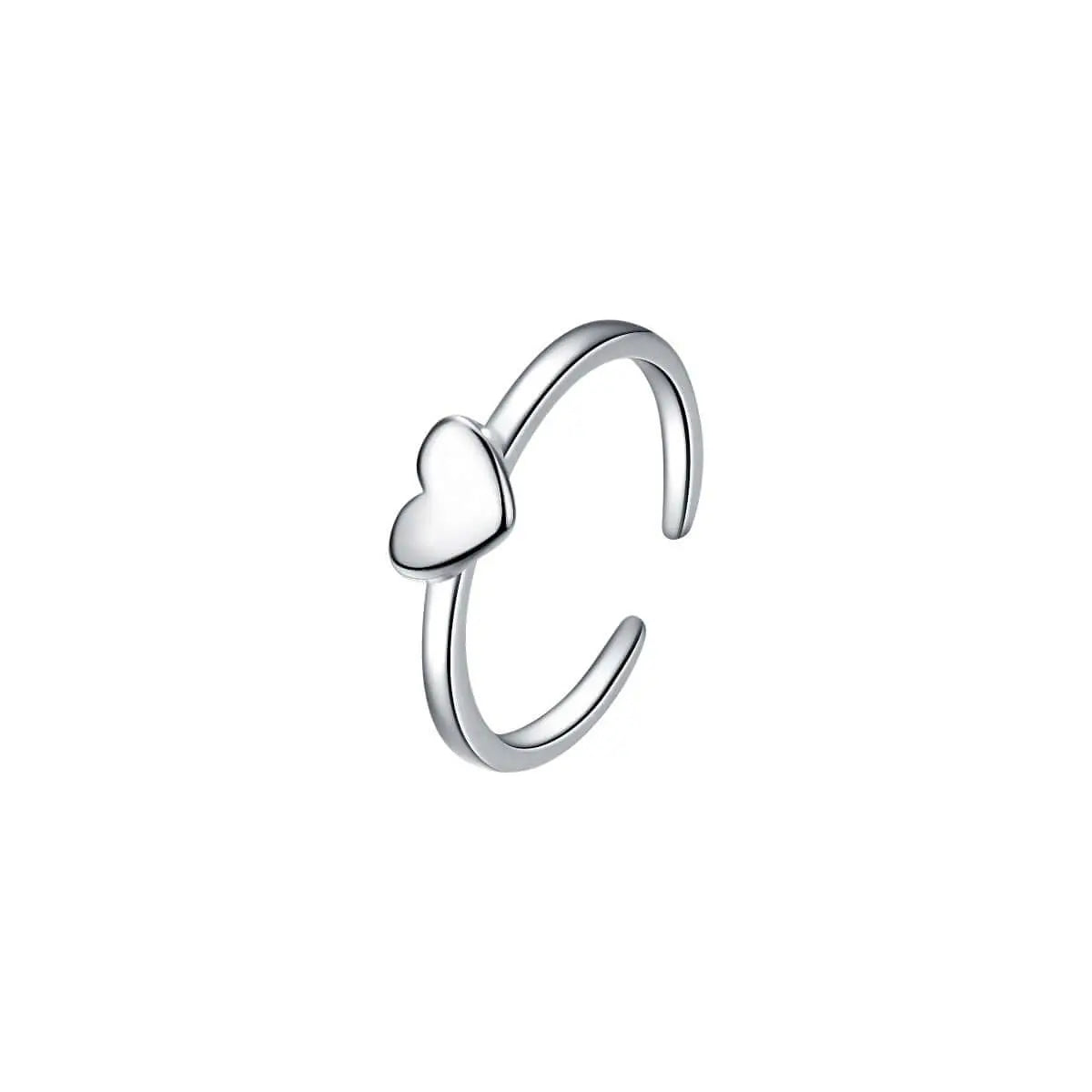 Herz Paar Ringe Silber 925 • Paar Ringe • Liebes Partner Ringe Vielring