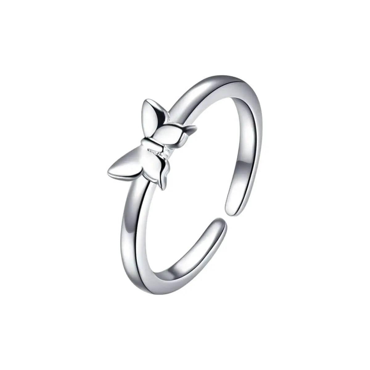 Schmetterling Paar Ringe • Jahrestag Ringe • Silber 925 Vielring