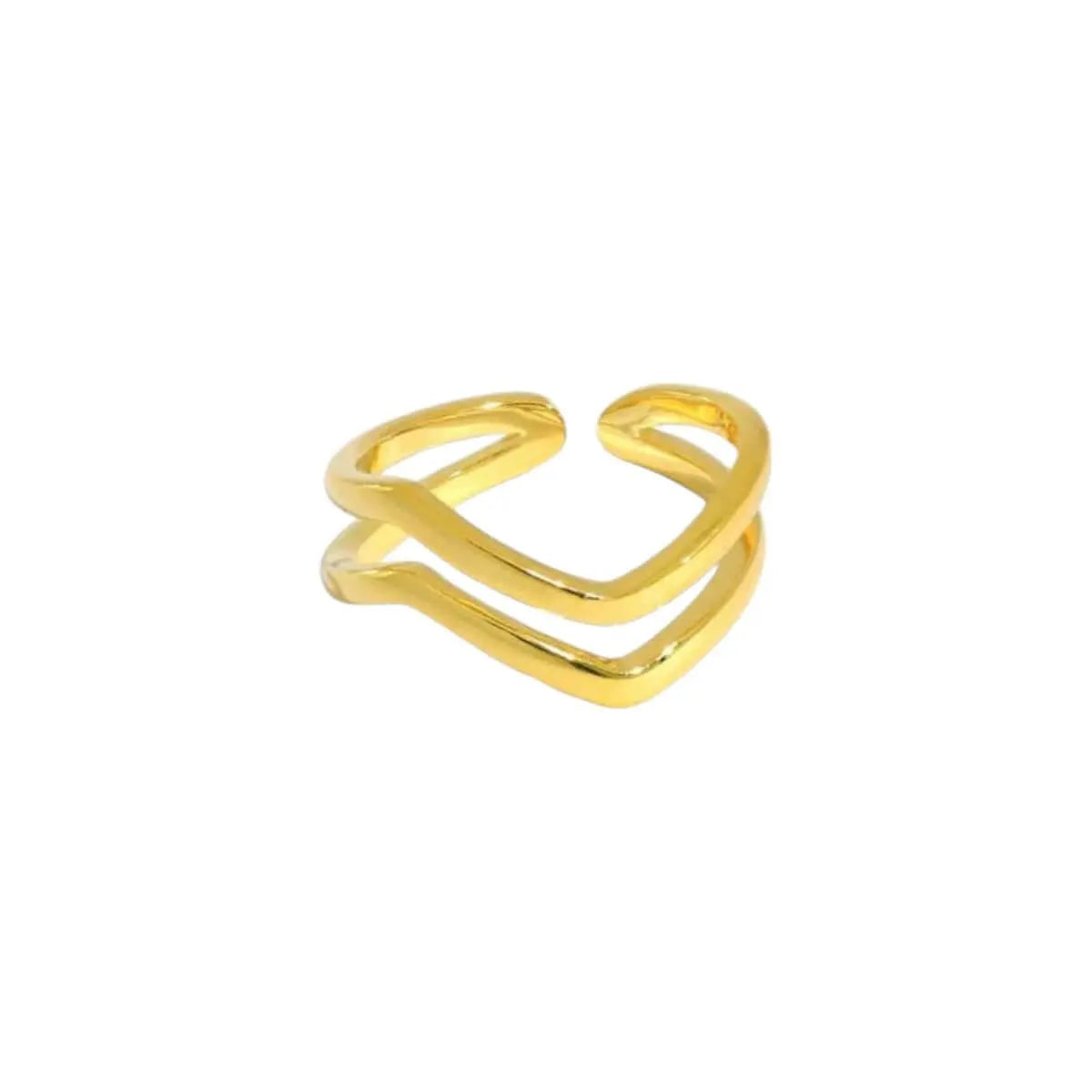 Wellen Ring • Verstellbarer Ring Vielring