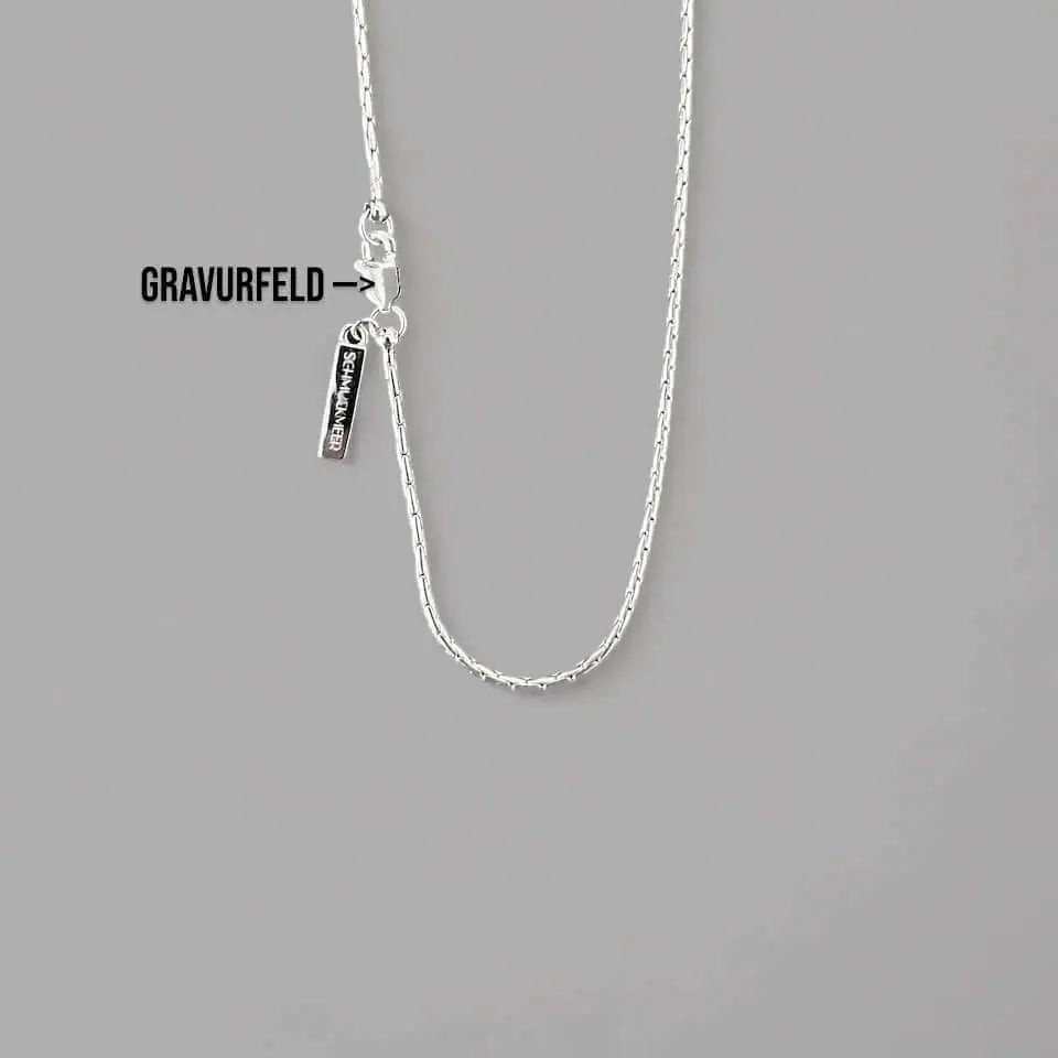 Drahtkette 1,3mm - 925 Silber Schmuckmeer