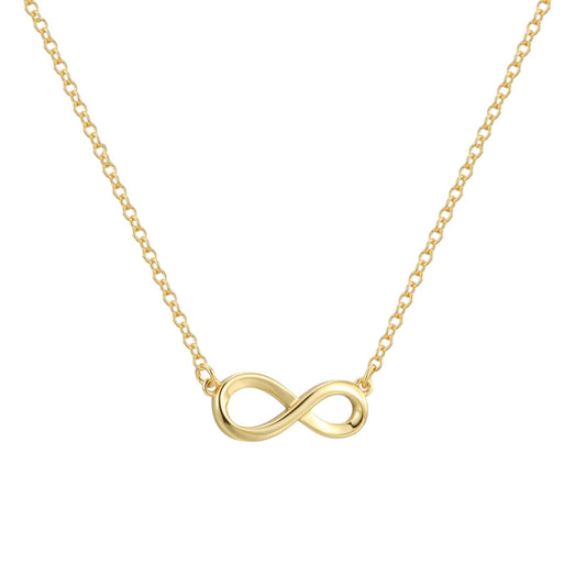Vielring - Unendlichkeit Halskette - 925 Silber - Gold