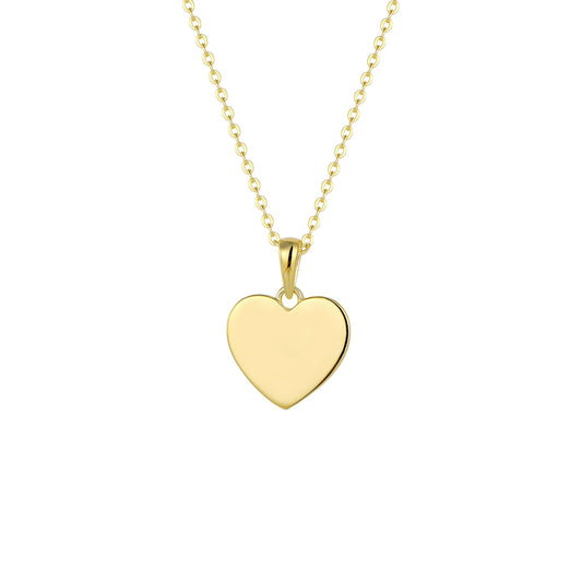 Square Zirconia Necklace - 925 Silver