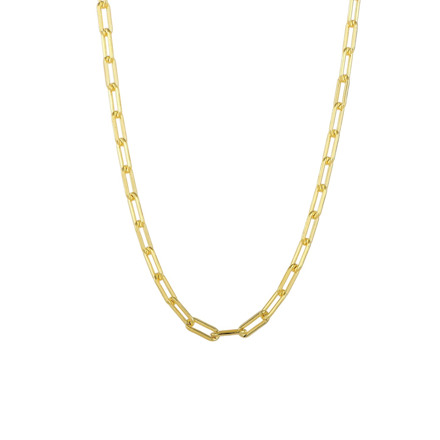 Square Zirconia Necklace - 925 Silver