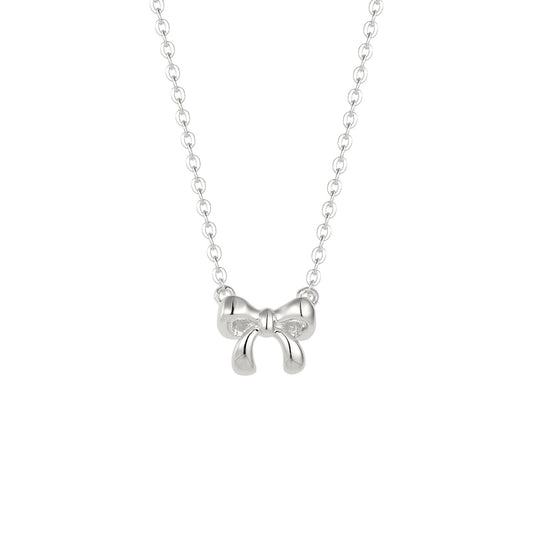 Square Zirconia Necklace - 925 Silver