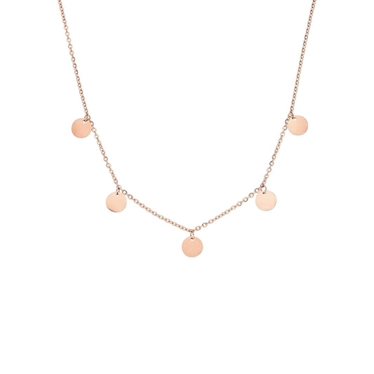 18k Silver Cross Necklace Gold