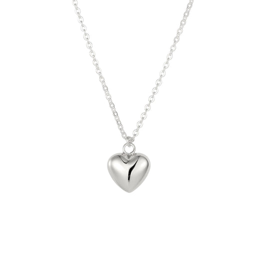 Square Zirconia Necklace - 925 Silver