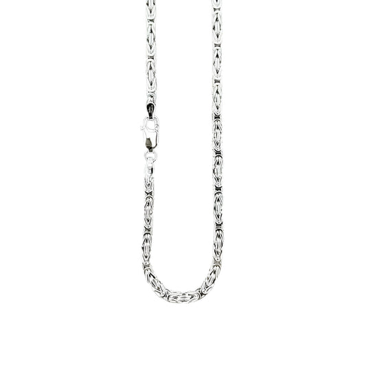 Vielring - Königskette 2,5 mm - 925 Silber - Silber / 50 cm
