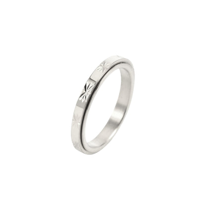 Matte Classic Rotating Ring - Stainless Steel