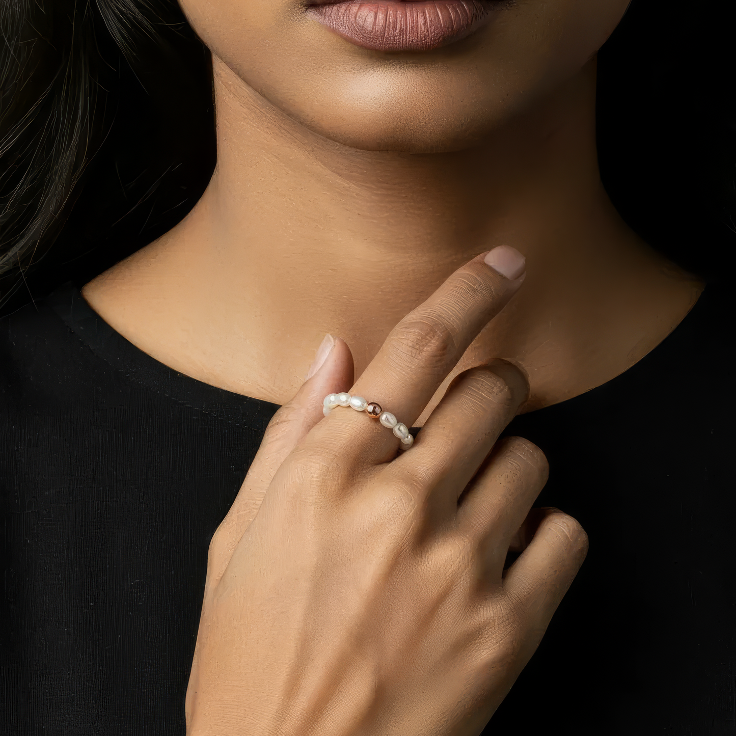 Pearl Rotating Ring - Stainless Steel