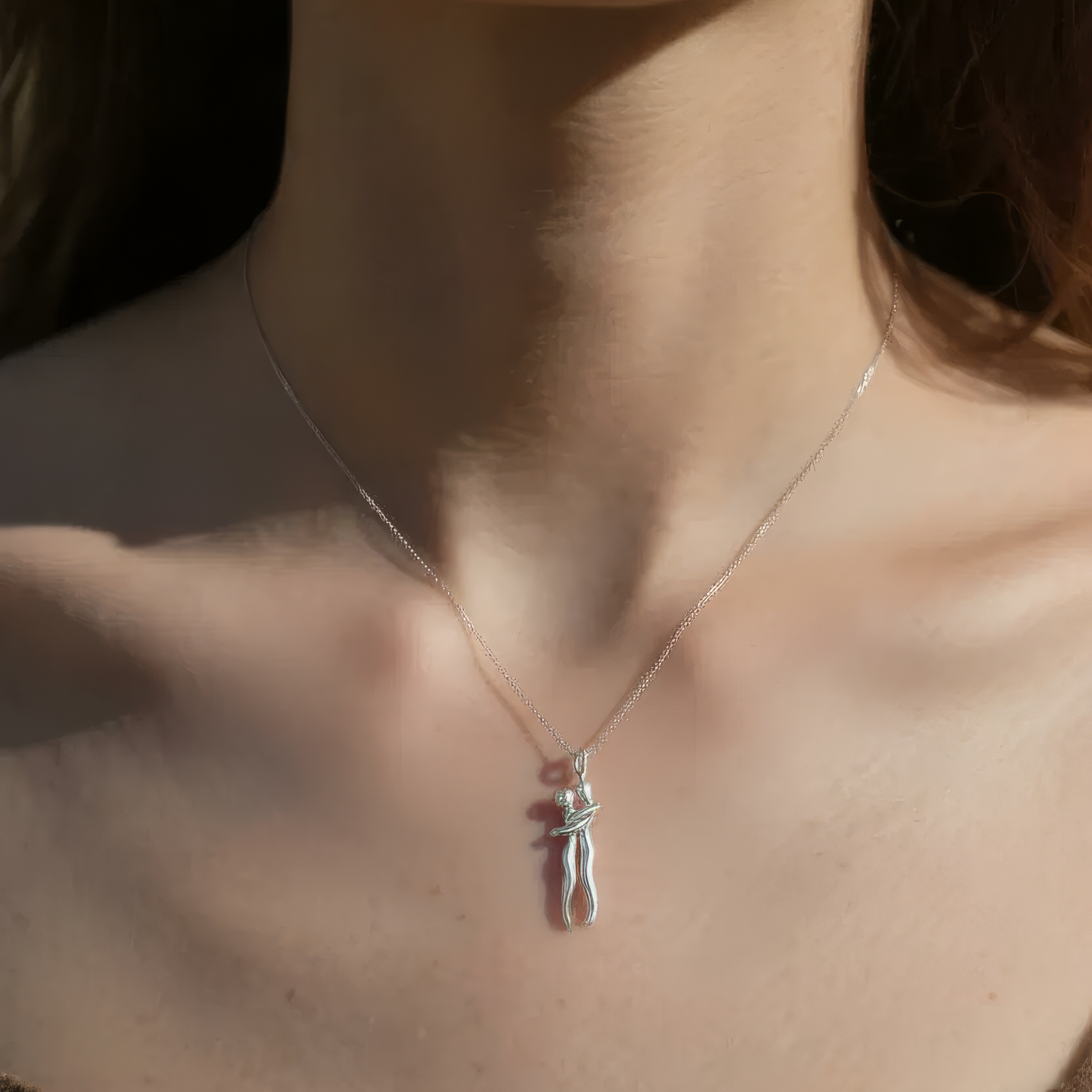 Hug Necklace 925 Sterling Silver