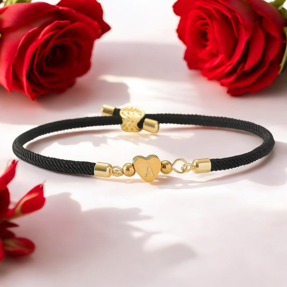 Buchstaben Herz Armband