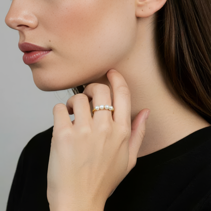 Pearl Rotating Ring - Stainless Steel