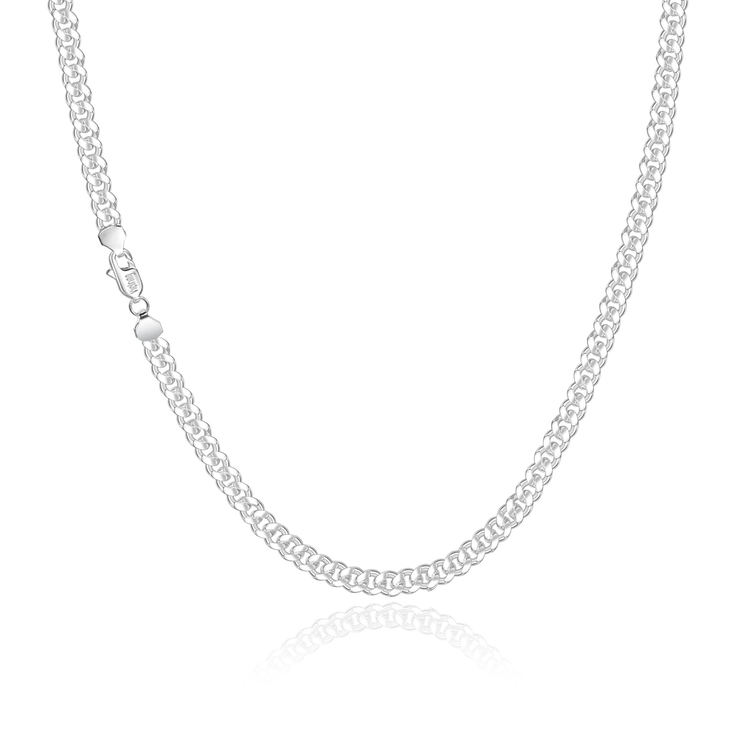 Curb chain 5 mm - 925 silver