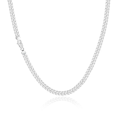 Curb chain 5 mm - 925 silver