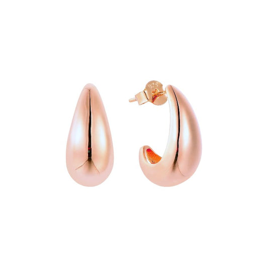 Vielring - Tropfen Ohrringe - 925 Silber - Roségold / Einzeln