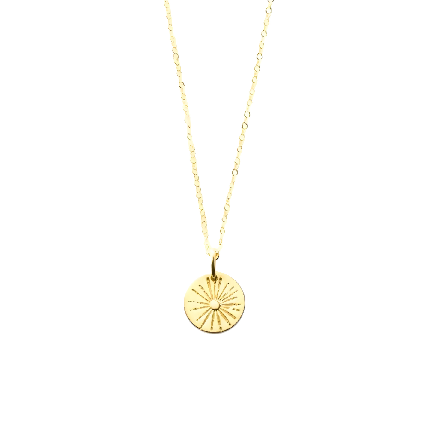 Square Zirconia Necklace - 925 Silver