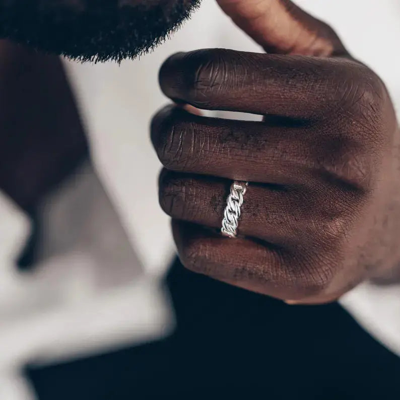 Cuban Ring ✘ Vielring - 925 Silber Schmuckmeer