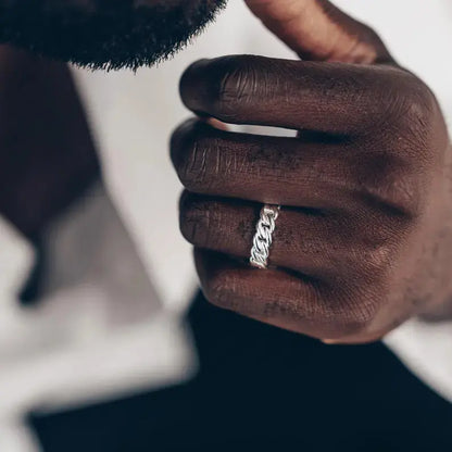 Cuban Ring ✘ Vielring - 925 Silber Schmuckmeer