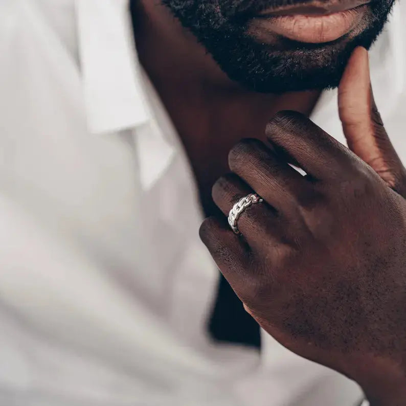 Cuban Ring ✘ Vielring - 925 Silber Schmuckmeer