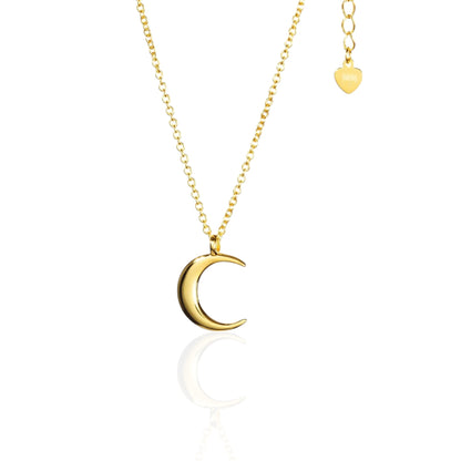 Dainty Moon Necklace • Necklace with Moon Pendant