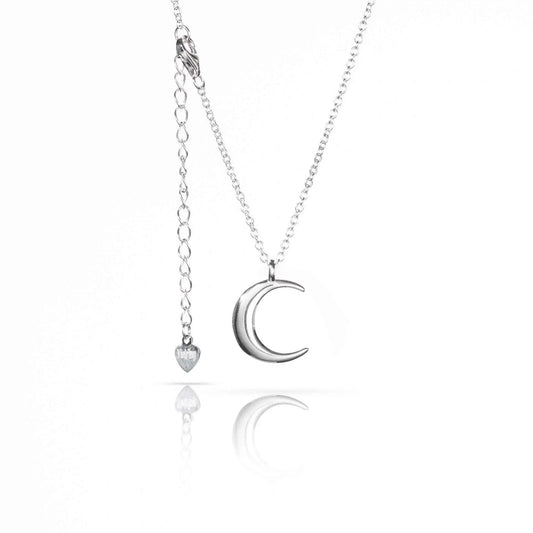 Zierliche Mond Halskette • Kette mit Mondanhänger Vielring