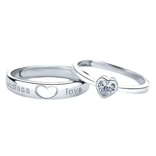 Endless Love Paar Ringe Silber 925 • Paar RingeVielringVielringEndless Love Paar Ringe Silber 925 • Paar Ringe