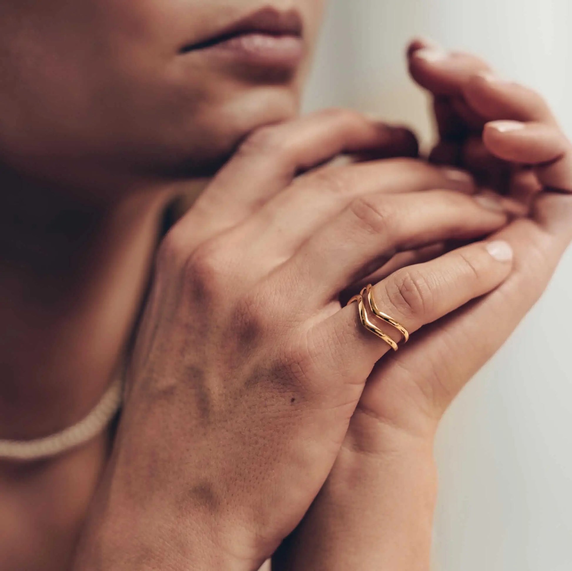 Wellen Ring • Verstellbarer Ring Vielring