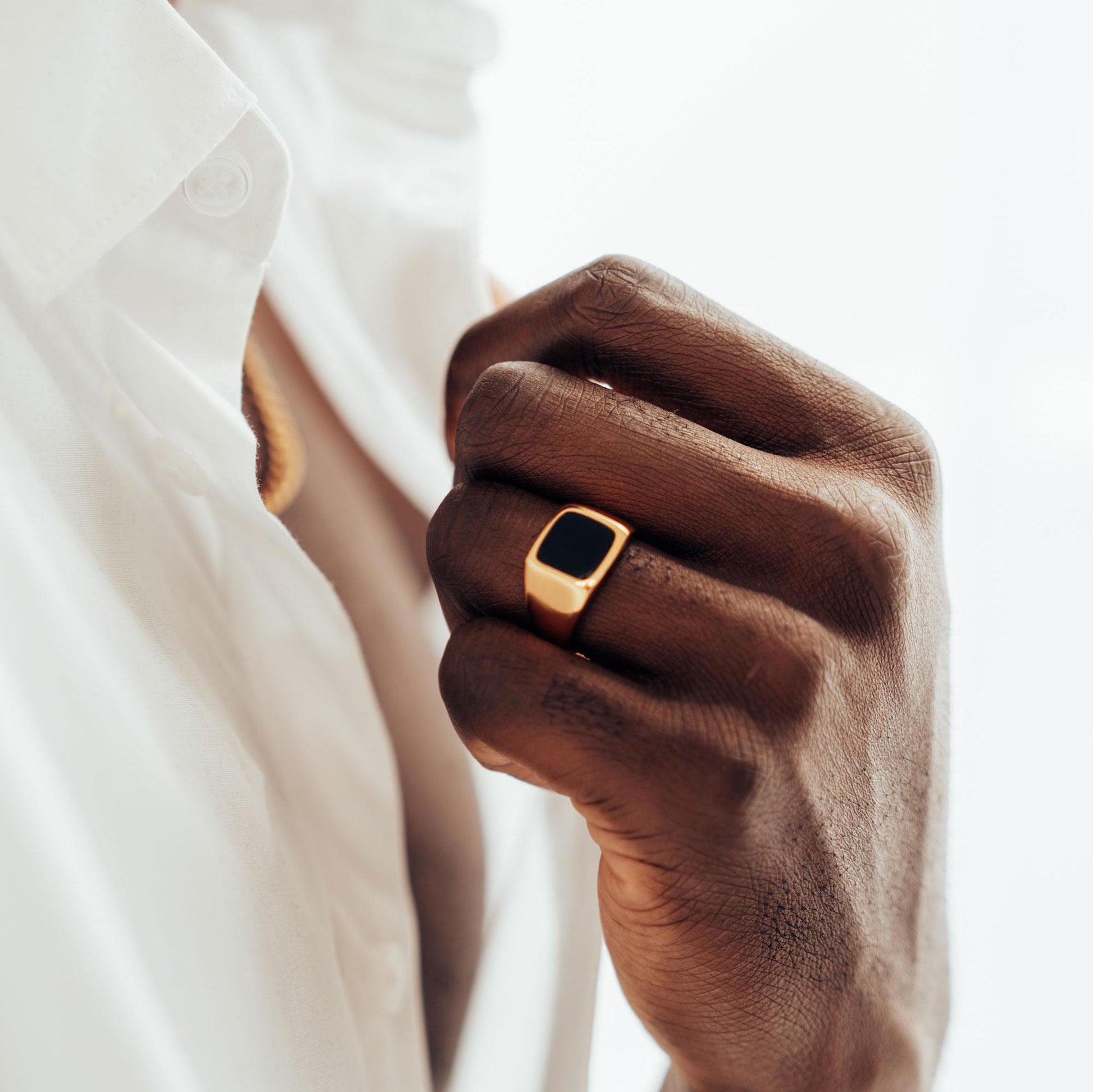 Vielring - Onxy Ring - 925 Silber - Silber