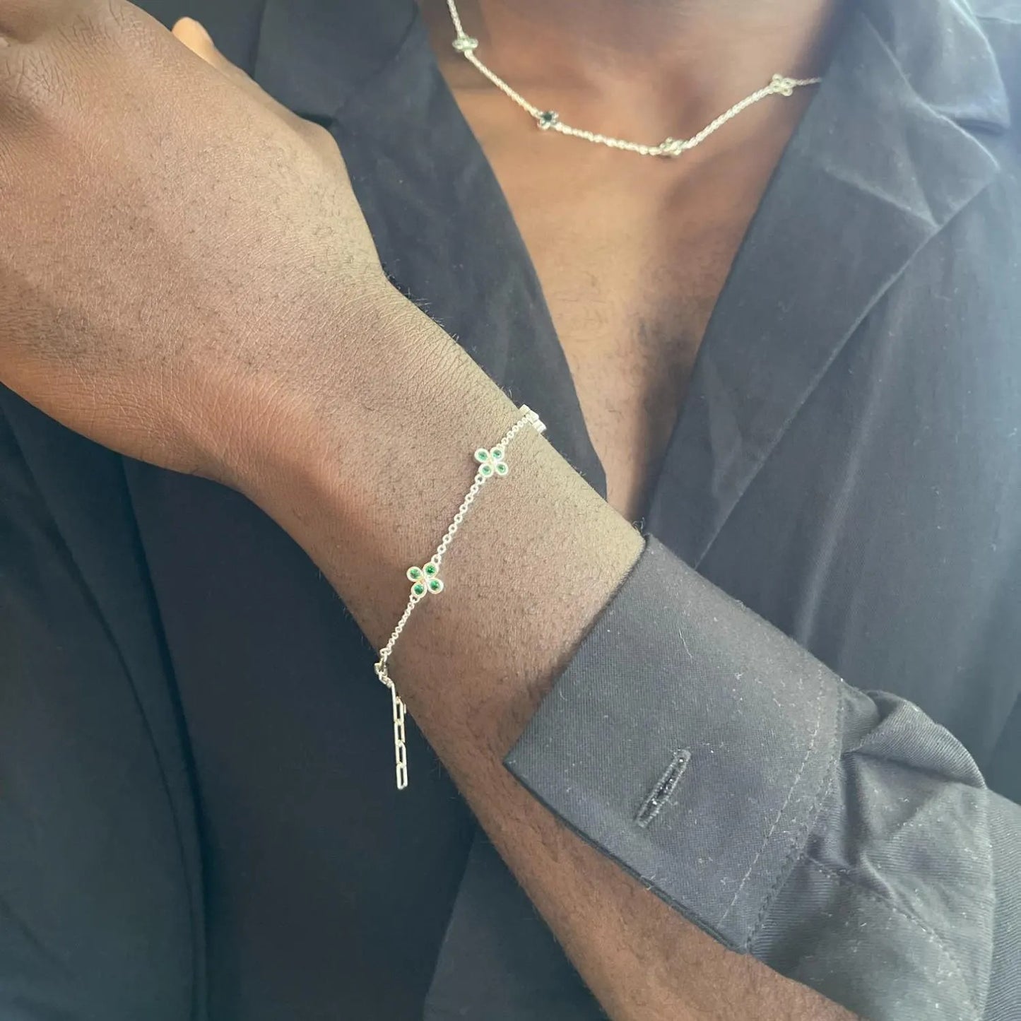 Partner bracelet 925 Sterling silver • Engraving as desired