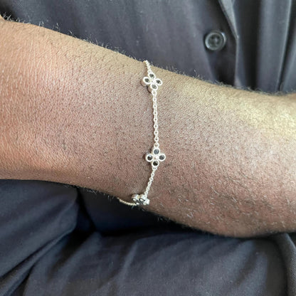 Partner bracelet 925 Sterling silver • Engraving as desired