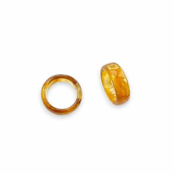 Vielring - Acryl-Ringe - Kunststoff-Ringe 5er Set - Default Title