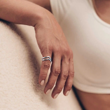 Wellen Ring • Verstellbarer Ring Vielring